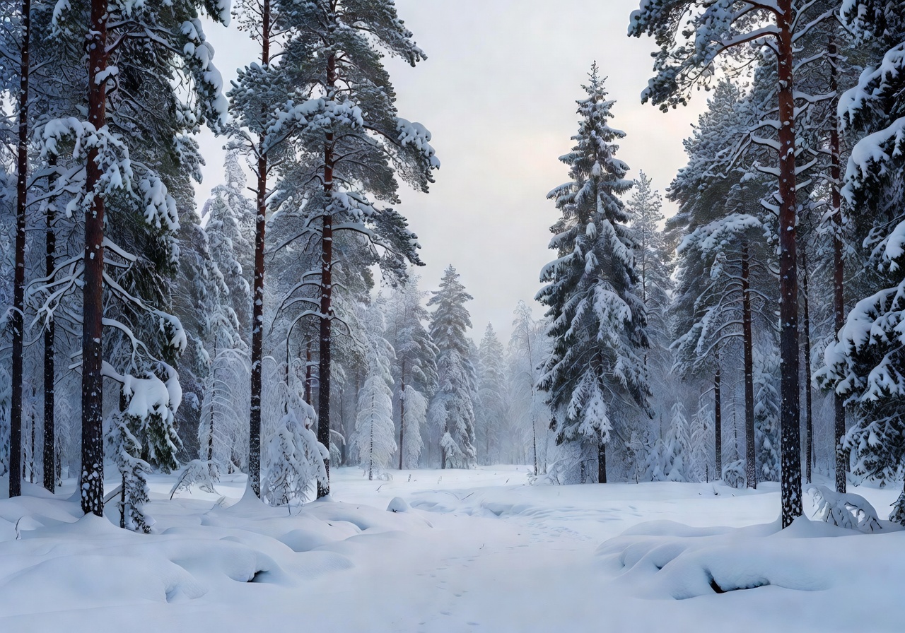 Finnish Winter Forest