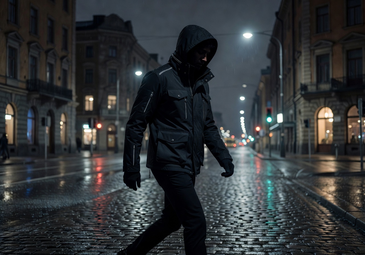 Helsinki Midnight Bomber - Stylish urban jacket